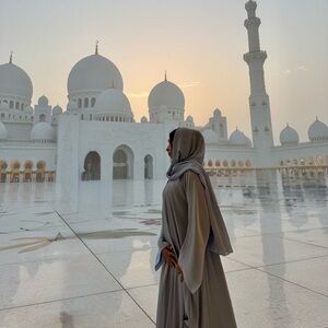 Light blue Abaya no head scarf